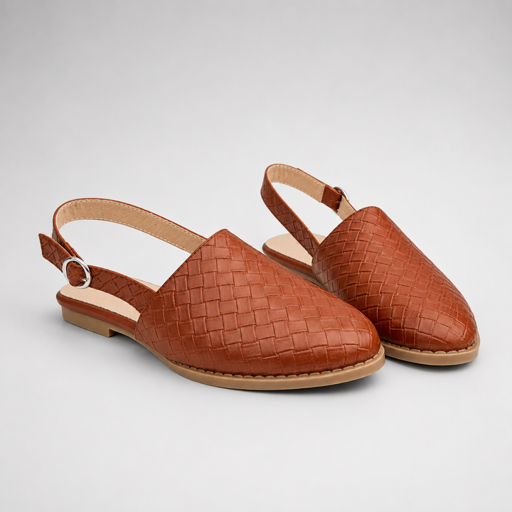Aurora | Woven Slingback Loafer