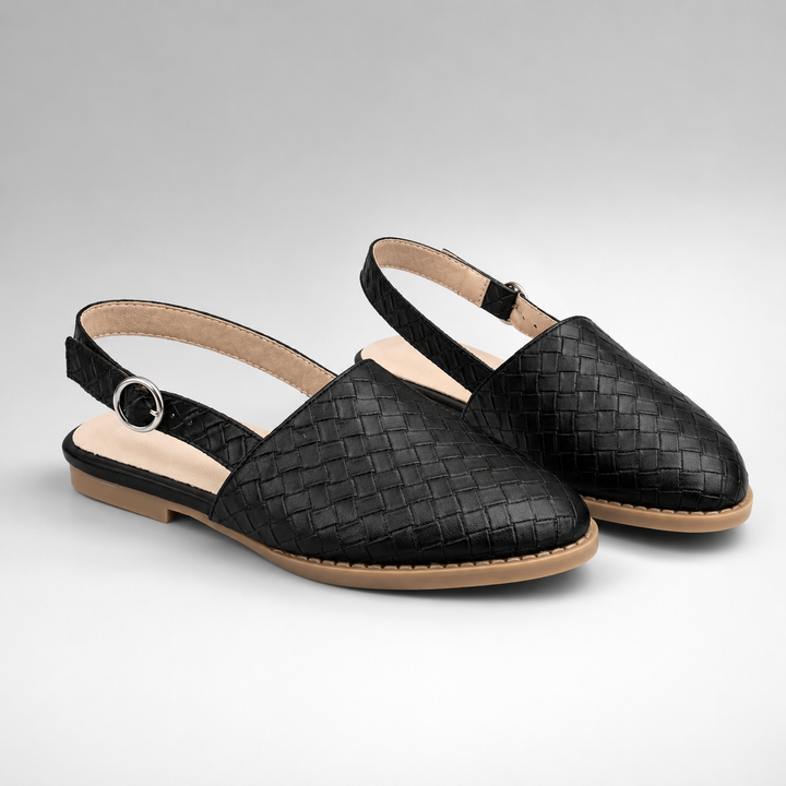 Aurora | Woven Slingback Loafer