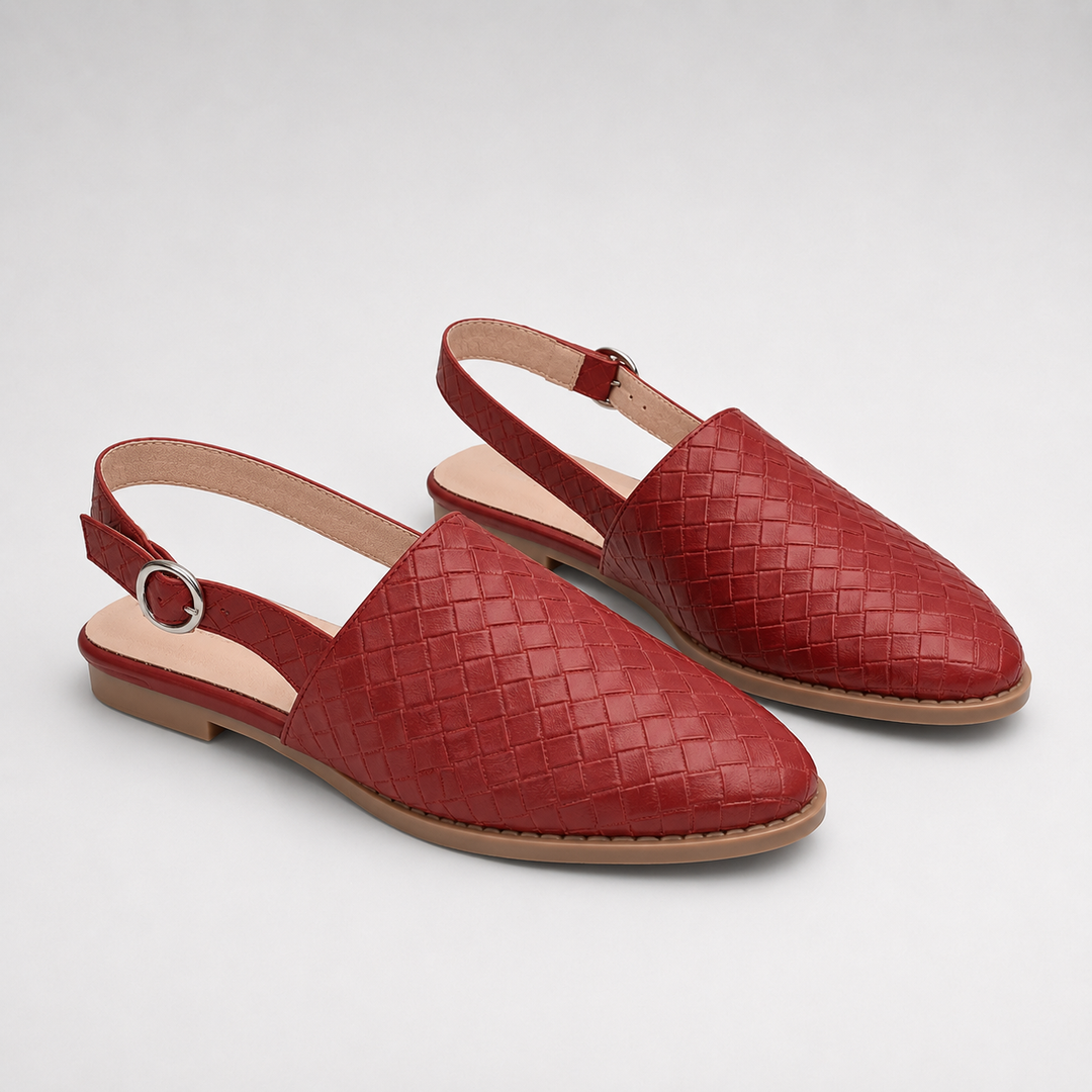 Aurora | Woven Slingback Loafer
