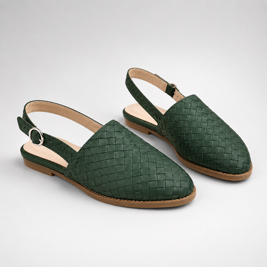 Aurora | Woven Slingback Loafer