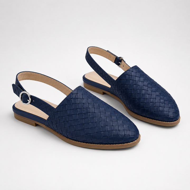 Aurora | Woven Slingback Loafer