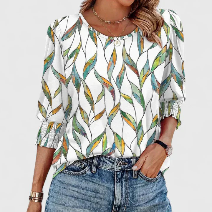Solara | Elegant Smocked Top