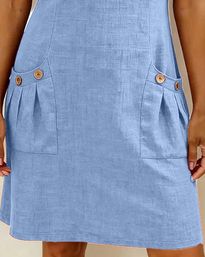 Novelle® | Cotton Zip-Up Dress