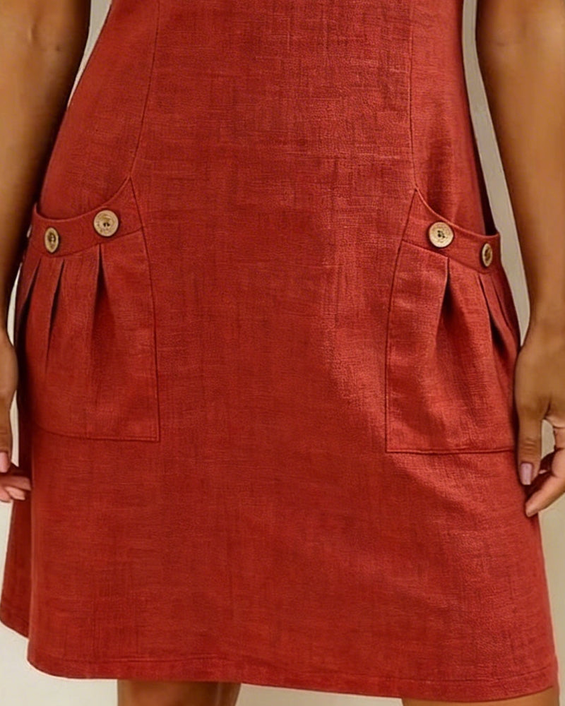Novelle® | Cotton Zip-Up Dress