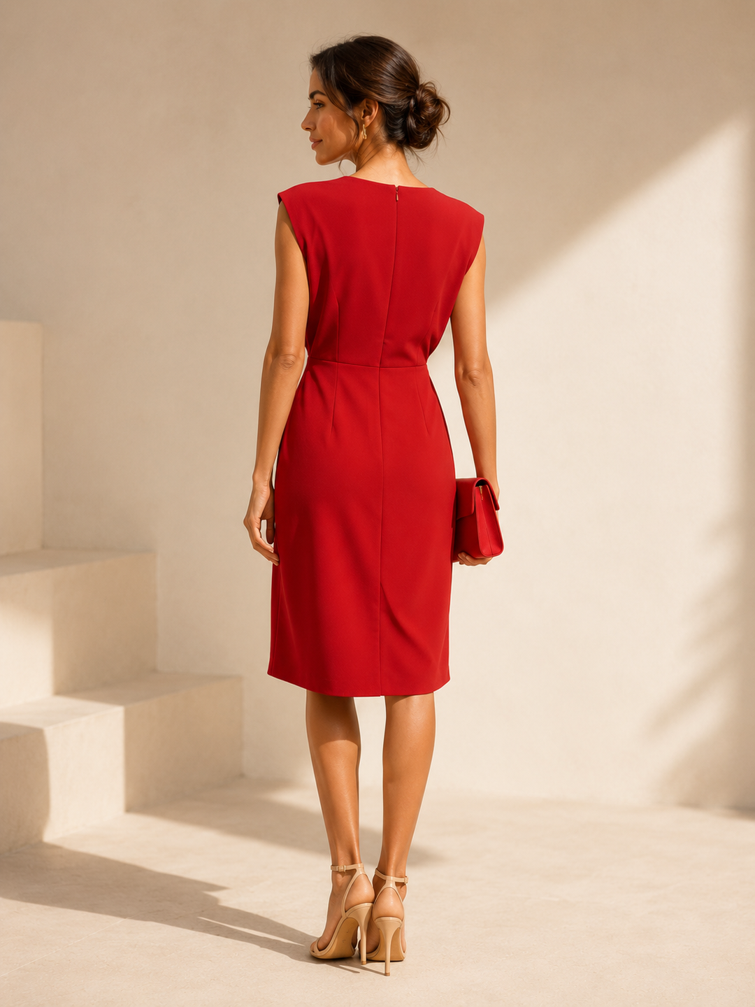 Josephine | Draped Midi Dress