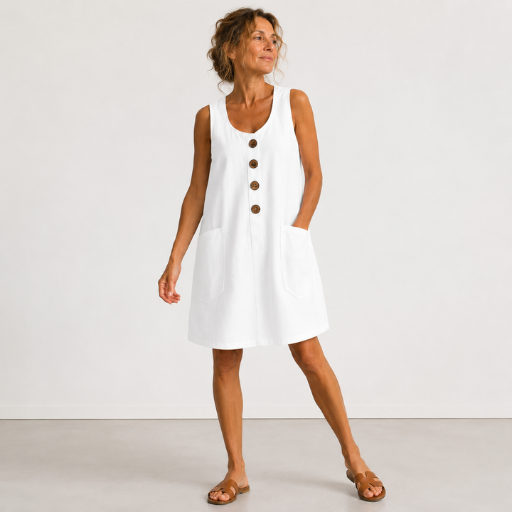 Maud | Cotton-Linen Dress