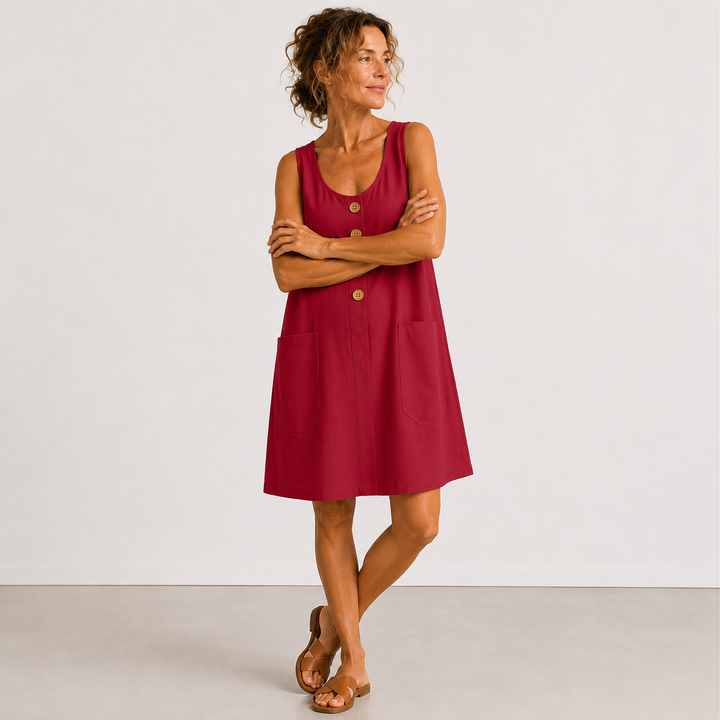 Maud | Cotton-Linen Dress