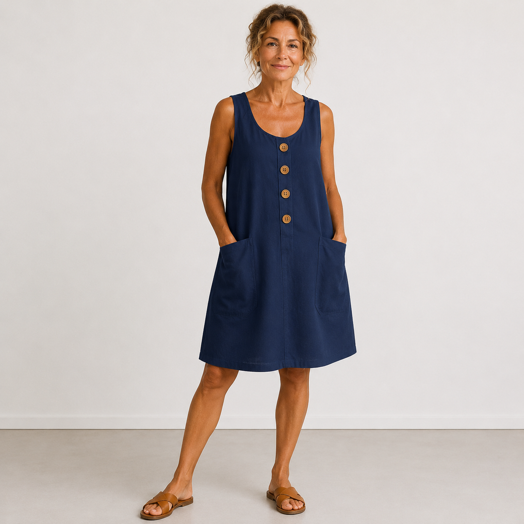 Maud | Cotton-Linen Dress