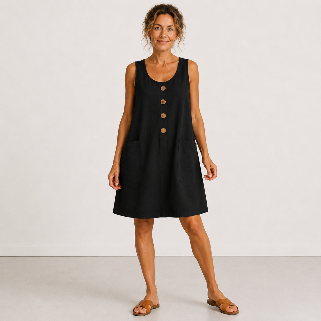 Maud | Cotton-Linen Dress