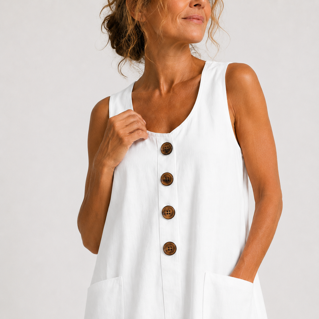 Maud | Cotton-Linen Dress