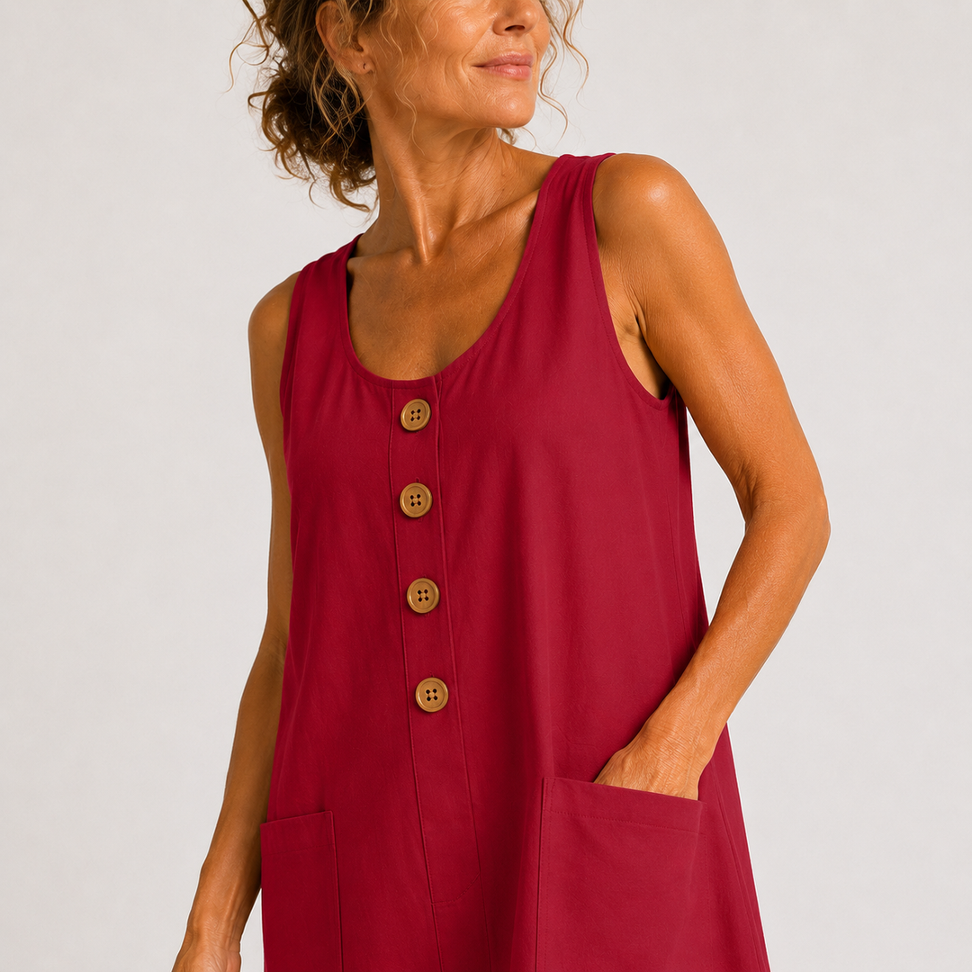 Maud | Cotton-Linen Dress