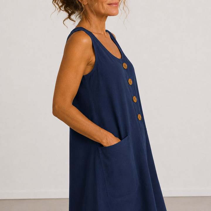 Maud | Cotton-Linen Dress