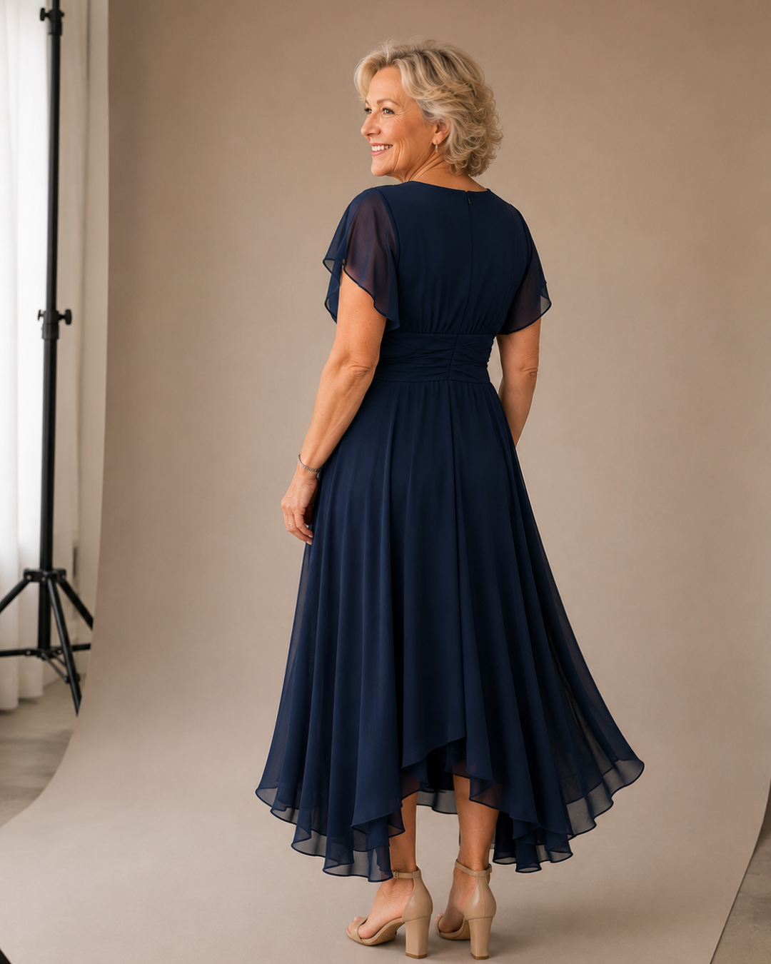 Christina™ | V-Neck A-Line Dress