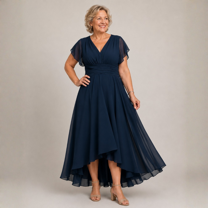 Christina™ | V-Neck A-Line Dress