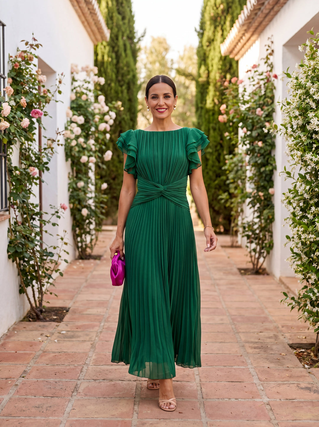 Gloria | Elegant Draped Dress
