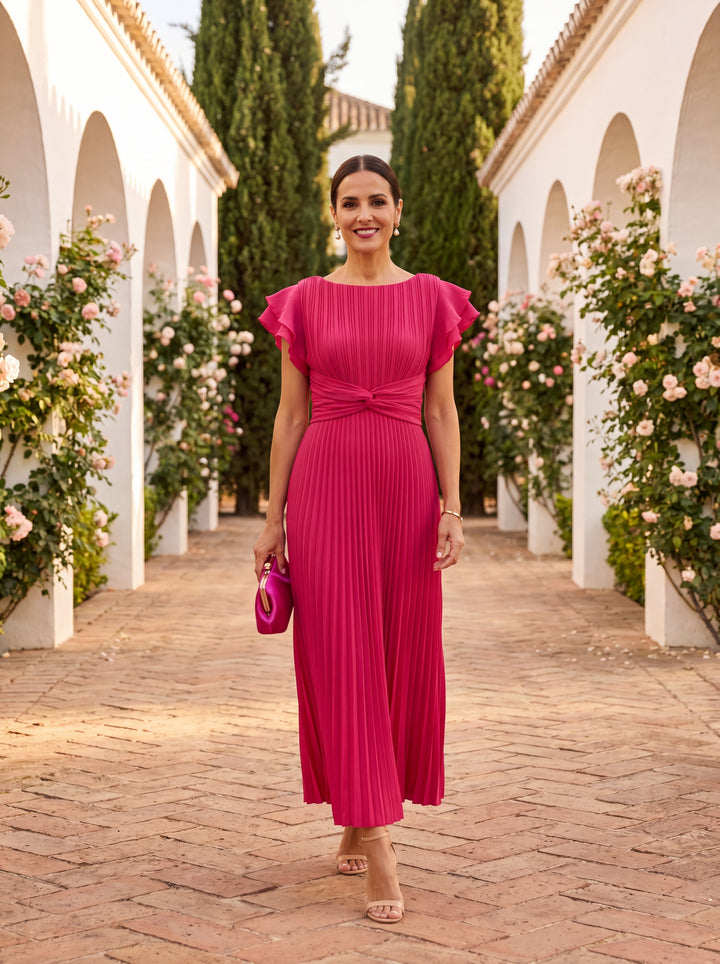Gloria | Elegant Draped Dress