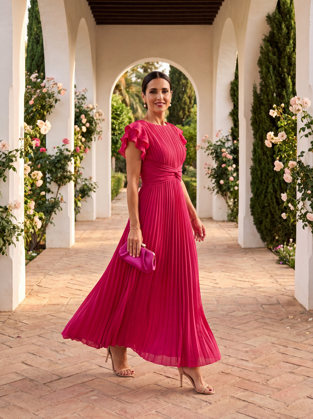 Gloria | Elegant Draped Dress