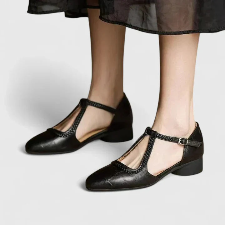Delphine | Elegant Flat Sandals