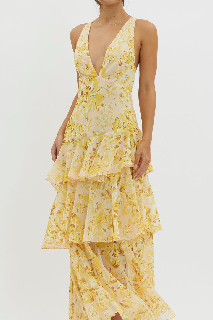 Ashlyn – Bloom Shift Midi Dress