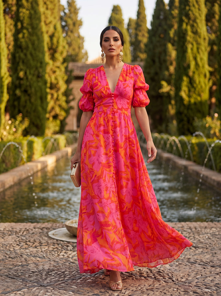 Aurora Floral Maxi Dress
