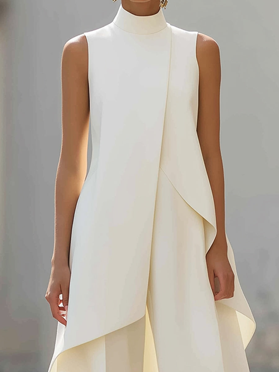 Catalina - Elegant Draped Jumpsuit