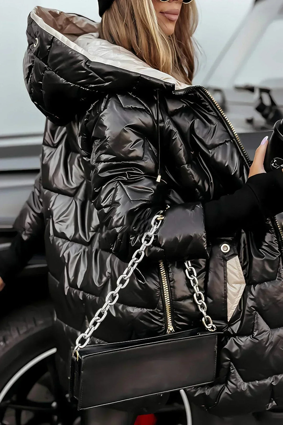 Leviana™ - Long Quilted Jacket