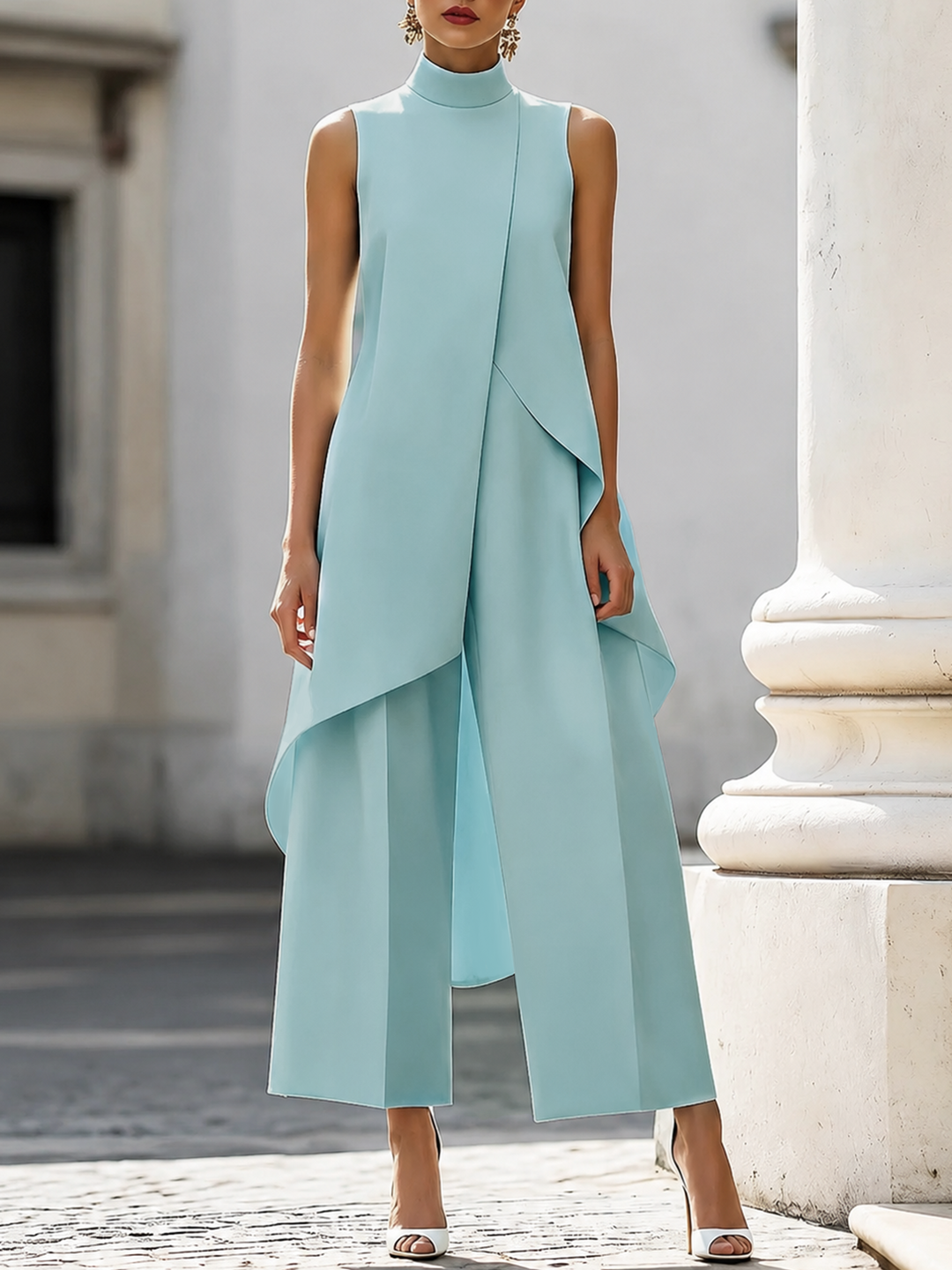 Catalina - Elegant Draped Jumpsuit