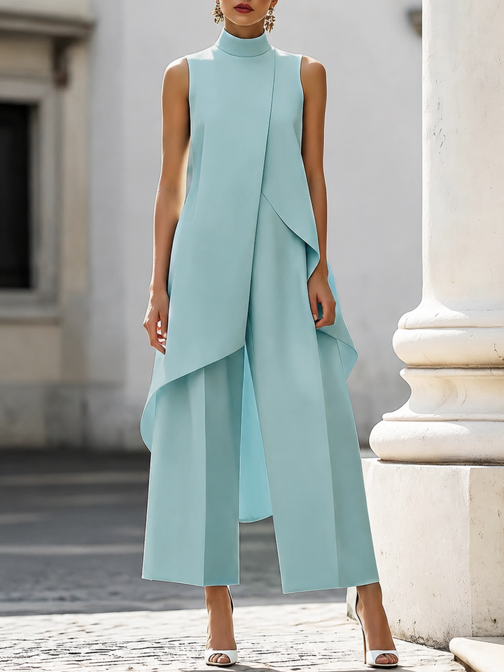 Catalina - Elegant Draped Jumpsuit