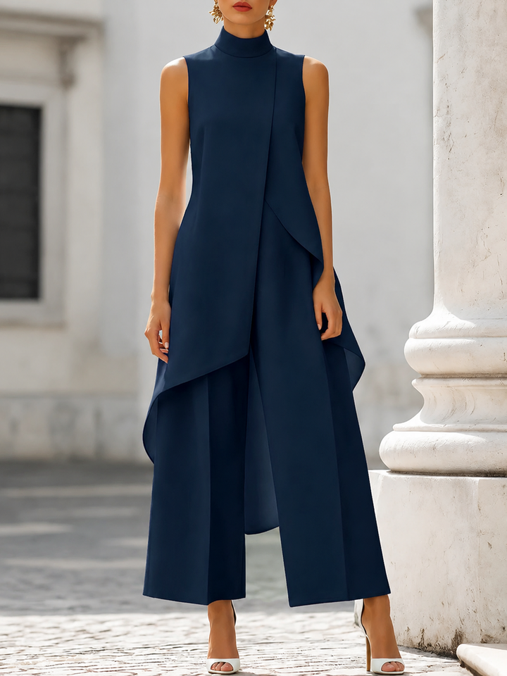 Catalina - Elegant Draped Jumpsuit