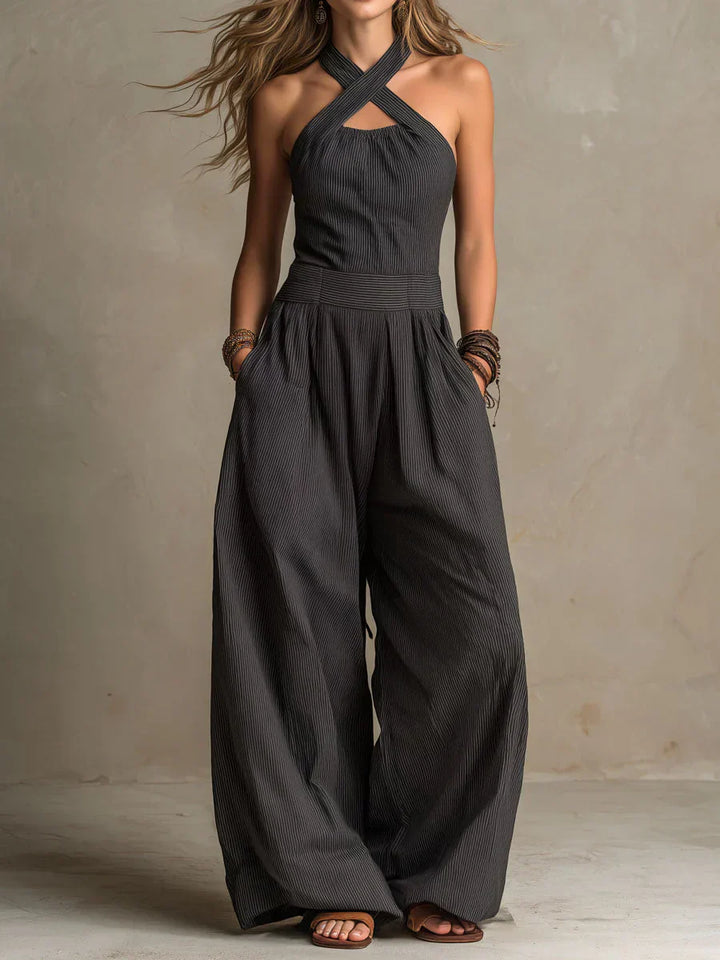 Bianca | Elegant Wrap-Neck Jumpsuit