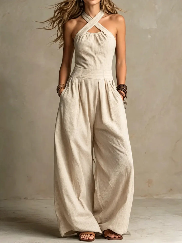 Bianca | Elegant Wrap-Neck Jumpsuit