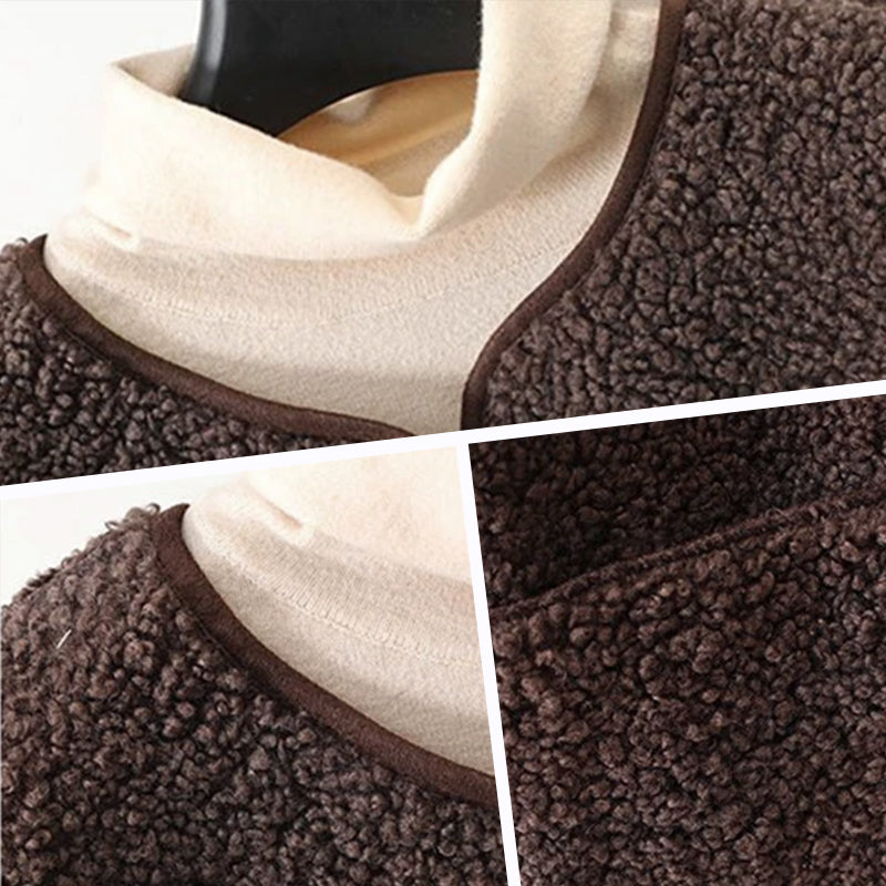 Sophia | Button-Down Short Warm Vest